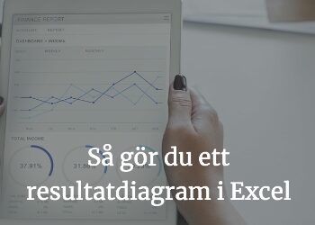 Så gör du ett resultatdiagram i Excel