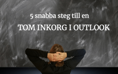 5 snabba steg till en tom inkorg i Outlook